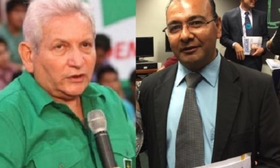Rubén Costas y el exfiscal Marcelo Soza/Foto. Kandire