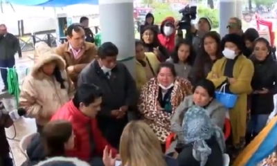 Las señoras continuarán con las medidas de presión/Foto. Captura de pantalla
