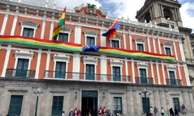 El Palacio de Gobierno, en La Paz. / Foto: Redes