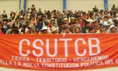  Confederación Sindical Única de Trabajadores Campesinos de Bolivia/Foto. RRSS