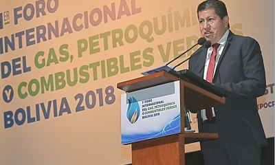 Luis Alberto Sánchez, ministro de Hidrocarburos/Foto. ABI