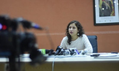 Ministra Ariana Campero/Foto. RRSS