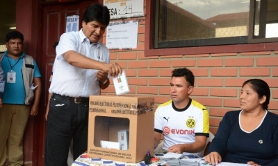 El presidente Evo Morales