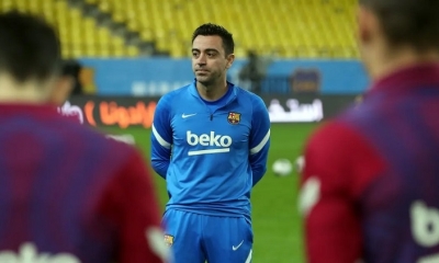 El entrenador del FC Barcelona Xavi Hernández 