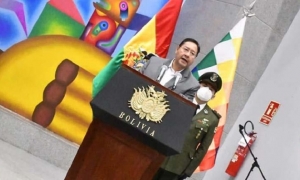 El presidente, Luis Arce