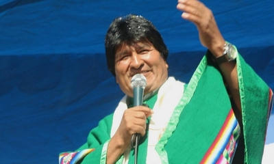 El presidente Evo Morales