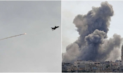 Combates entre las fuerzas del régimen siria y los rebeldes.en la ciudad siria de Al-Nayrab, a 14 kilómetros al sur de Idlib. | Fuente: AFP