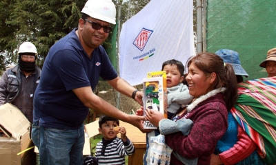 Entrega de juguetes/Foto. YPFB