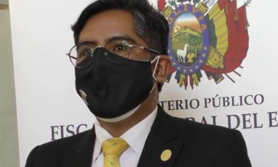 Secretario general de la Fiscalía General del Estado, Edwin Quispe.