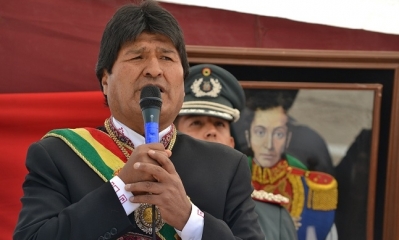  Presidente Evo Morales asiste al 202 aniversario de Camargo norcinti de Chuquisaca.