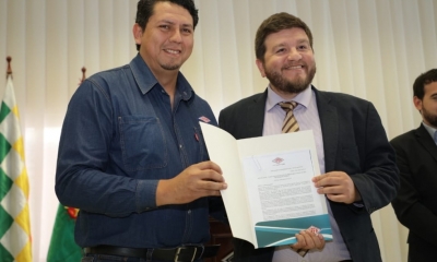 Óscar Barriga, presidente de YPFB/Foto.IH