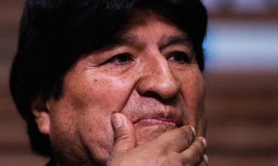 El expresidente del Estado, Evo Morales