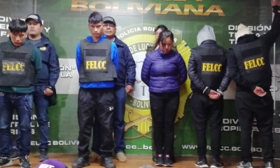 La FELCC capturó a los implicados en el asesinato del transexual Litzy Hurtado/Foto. ABI