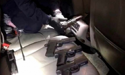 Un auto que iba cargado con armas de Yacuiba a Villa Montes fue interceptado por personal policial