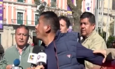 Victor Borda criticó el actuar del transeúnte/Foto. Captura de pantalla
