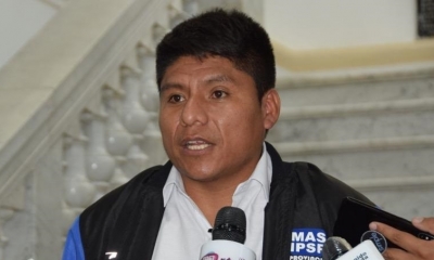 El senador del Movimiento Al Socialismo (MAS), Leonardo Loza