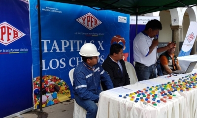 El evento fue amenizado con baile, danzas, teatro y clases de ping-pong con el apoyo de la Gobernación y la UTO/Foto. YPFB