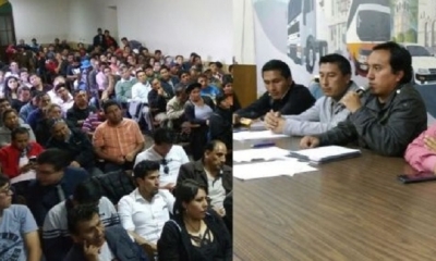 El momento en que comenzaba la Asamblea de Instituciones de Chuquisaca por el Incahuasi | Foto: APG