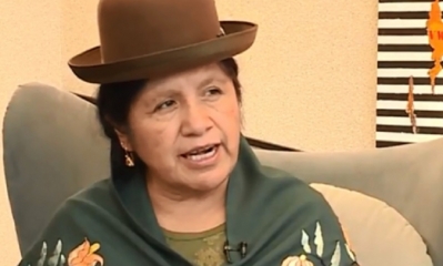 Maria Eugenia Choque, presidenta del TSE/Foto. RRSS