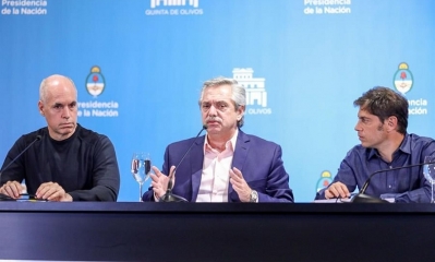 El presidente de Argentina, Alberto Fernández