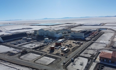 La Planta Industrial de Carbonato de Litio en Uyuni, Potosí. 