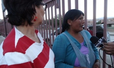 La madre inconsolable por la perdida/Foto.RRSS
