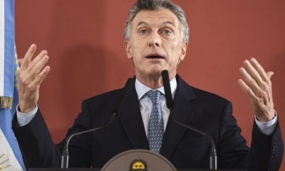 Presidente argentino Mauricio Macri