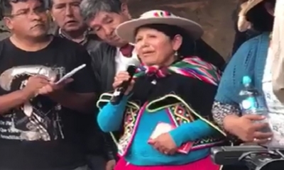 Virginia Paucara Mamani, dirigente Conamaq.