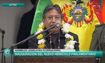 El vicepresidente David Choquehuanca