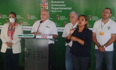 El gobernador de Santa Cruz, Rubén Costas