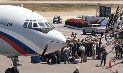 En marzo de 2019, medios venezolanos reportaron la llegada de casi un centenar de militares a Venezuela con 35 toneladas de material no especificado. 