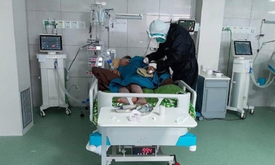 Las camas de terapia intensiva para Covid-19 en el Hospital del Norte. | Los Tiempos