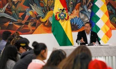  El presidente Luis Arce