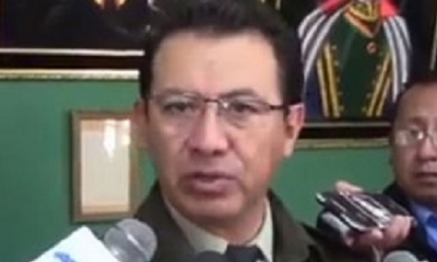 Rommel Raña, ex Comandante de la Policía de Oruro/Foto. RRSS