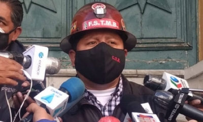 Ejecutivo de la COB, Juan Carlos Huarachi. Foto: Quépasaahora