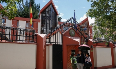 Embajada de España en La Paz, Bolivia, 30 de diciembre de 2019.