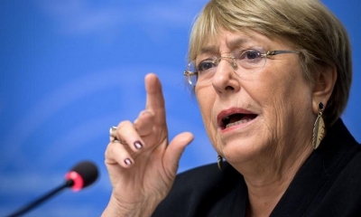 La Alta Comisionada de las Naciones Unidas (ONU) para los Derechos Humanos, Michelle Bachellet