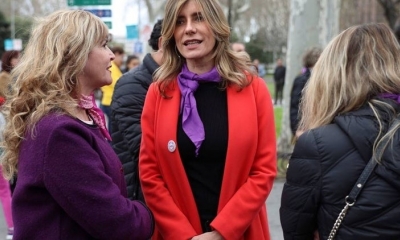 Begoña Gómez (c), esposa del presidente del Gobierno de España. (EFE)