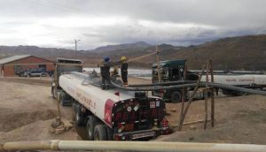Los ingenios asociados recuperan el agua de su dique y lo vuelven a utilizar para la recuperación de los minerales 