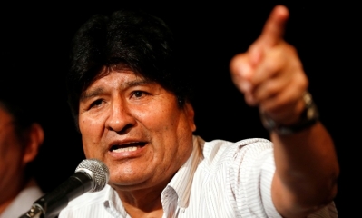 El expresidente Evo Morales