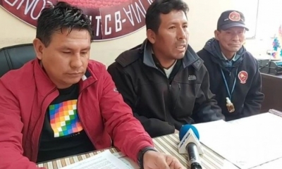Dirigentes de la CSUTCB.