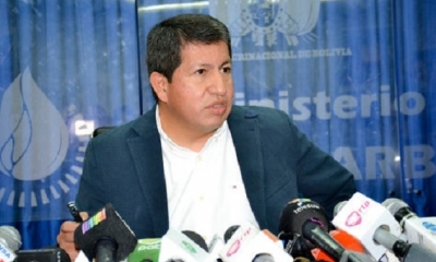 El ministro de Hidrocarburos, Luis Alberto Sánchez