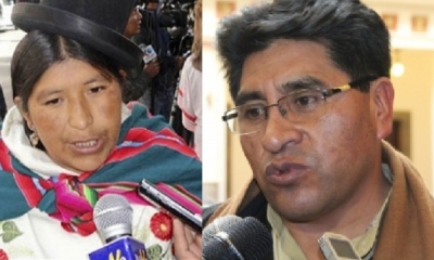 Concepción Ortiz y César Cocarico/Foto. Kandire