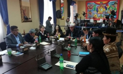 La Comisión en evaluación de los vocales.