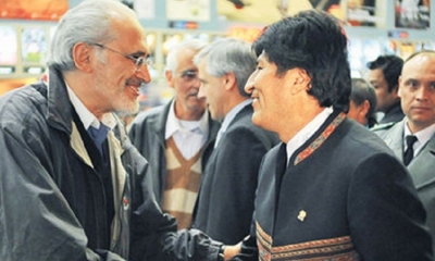 Carlos Mesa y Evo Morales/Foto.RRSS