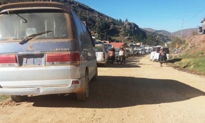 Una feria de vehículos chutos en Cochabamba
