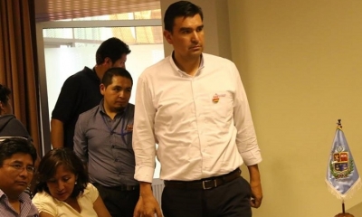 El alcalde de Cochabamba, José María Leyes
