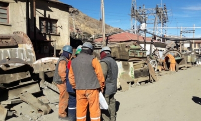 Trabajadores de Huanuni. Foto: ANF