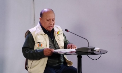 El jefe Nacional de la Unidad de Epidemiología del Ministerio de Salud, Virgilio Prieto