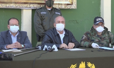 El ministro de Gobierno, Arturo Murillo